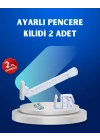 ® Pencere Güvenlik Kilidi Açılma Sınırlayıcı Aparat 2 Adet
