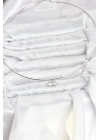 ® Pirinç Gümüş Renk Choker Model Zirkon Taşlı Kadın Kolye