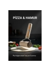 ® Pizza Merdanesi - Profesyonel Ahşap Saplı  Hamur Açma Merdanesi -