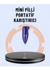 ® Portatif Kahve Köpürtücü – Latte, Cappuccino, Milkshake ve Puding Yapıcı