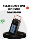 ® Powerbank Hızlı Şarj Solar Güneş Enerjili Çok Girişli