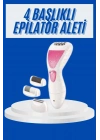 ® Profesyonel 4in1 Çok Amaçlı Epilasyon Aleti Şarjlı Pratik Taşınabilir