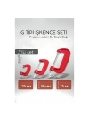 ® Profesyonel G Tipi İşkence Seti 3lü: 25-50-75 mm Döküm Metal Ağaç İşleme ve Montaj Kelepçesi Takımı