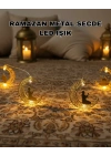 Ramazan Ay Işığı Secde Eden Adam Silüetli LED Peri Işığı