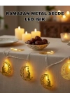 Ramazan Temalı Ay İçinde Secde Eden Adam LED Peri Işığı