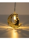 Ramazan Temalı Ay İçinde Secde Eden Adam LED Peri Işığı