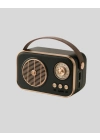 Retro Bluetooth Radyo – Nostaljik Tasarım, TF Kart ve USB Destekli