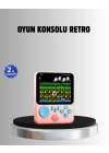 ® Retro Oyun Konsolu – 3.5 İnç Ekran, 666 Klasik Oyun, TV Bağlantılı