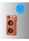 Retro Radyo Tasarım Bluetooth Hoparlör 1800mAh Uzun Çalma Süresi