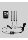 ® RGB Geçişli 4 Parça Araç İçi Aydınlatma