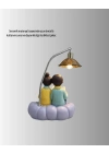 ® Romantik Çift Temalı Dekoratif Masa Lambası Yumuşak LED Işık