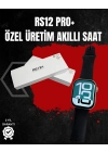 ® RS12 PRO+ Titanyum Kasa Akıllı Saat – Uyku ve Nabız Takibi, Suya Dayanıklı, Bluetooth Arama