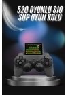 ® S10 Gamepad 520 Oyunlu Klasik Taşınabilir Retro Oyunlar Oyun Konsolu El Atarisi