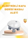 ® Şarjlı Kafa Masaj Aleti 3 Hız Ayarlı Derin Masaj