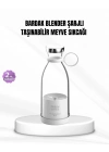 ® Şarjlı Portatif Blender – Gıda Sınıfı Malzeme, 10 Kullanımlık Pil, Mini Boy ve Hafif Tasarım