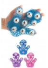 ® Selülit Giderici Masaj Eldiveni 9 Bilyeli Palm Masaj Eldiven Tam Vücut