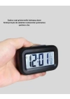 ® Sensörlü Dijital Masa Saati Alarm ve Sıcaklık Göstergeli