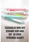 ® Seramik Kaplama Taşınabilir Mini Saç Düzleştirici Seyahat Dostu Tasarım