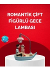 ® Sevgililer Günü İçin Romantik Çift Figürlü Dekoratif Gece Lambası