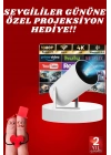 Sevgiliye Özel Hediye Ayaklı Sinema Projektörü Projeksiyon