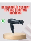 ® Seyahat Tipi Saç Kurutma Makinesi Katlanabilir Hafif Yapı