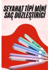 ® Seyahat Tipi Taşınabilir Saç Düzleştirici Saç Şekillendirici Yüksek Isı Ayarlı