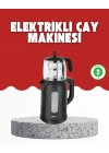® Sıcak Tutma Özellikli 2’si 1 Arada Çay Makinesi ve Su Isıtıcı