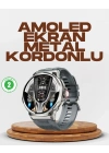 ® Şık Metal Kasa ve Değiştirilebilir Kordonlarla SW80 Smartwatch