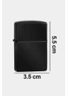 ® Siyah Kutulu Metal Çakmak Benzinli Hediyelik Eşya
