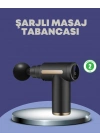 ® Sporcu Kas Masaj Tabancası 6 Kademe Güçlü Titreşim 4 Başlık Şarjlı Masaj Aleti