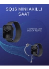 ® SQ-16 Mini Series 10 Akıllı Saat | Spor Modları, Bildirim ve Müzik Kontrolü