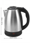 ® Su Isıtıcı 220 - 240 V Paslanmaz Çelik Kettle Uzun Ömürlü 2000 Watt