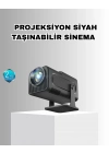 ® Taşınabilir Akıllı Projeksiyon HDMI USB Uyumlu Oyun Destekli Kompakt