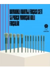 ® Taşınabilir Ergonomik Yapılı 13 Adet Fiber Kıllı Yüz ve Göz Makyaj Fırçası Seti