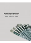 ® Taşınabilir Ergonomik Yapılı 13 Adet Fiber Kıllı Yüz ve Göz Makyaj Fırçası Seti