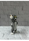 ® Tom Kedi Biblo 22 cm Hediyelik Dekoratif Ev Ofis Aksesuarı