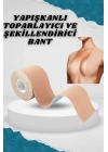 ® Toparlayıcı Göğüs Bandı Şekillendirici Ten Rengine Uygun Esnek Hassas Ciltlere Uygun