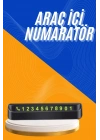 ® Tüm Araçlara Uyumlu Araç Içi Park Numaratör Oto Araç Numaratör