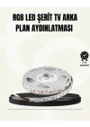 TV Arkası LED Şerit Işık Otomatik Açma Kapama Özellikli 2mt