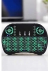 ® TV Uyumlu Mini Klavye Q Klavye Işıklı Tüm Cihazlara Uyumlu