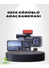 ® Üç Kameralı Dash Cam 170° Geniş Açılı Full HD Gece Görüşlü