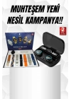 ® Ucuz Kaliteli Yeni Nesil 7 Kordonlu Akıllı Saat ve Kablosuz Bluetooth Kulaklık ANC Özelliği