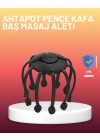 ® USB Şarjlı Kafa Masaj Aleti 3 Modlu 8 Başlıklı Stres Giderici