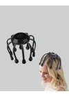 ® USB Şarjlı Kafa Masaj Aleti 3 Modlu 8 Başlıklı Stres Giderici