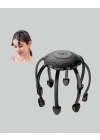 ® USB Şarjlı Kafa Masaj Aleti 3 Modlu 8 Başlıklı Stres Giderici