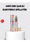 ® USB Şarjlı Kaş ve Yüz Tüy Alma Cihazı – Taşınabilir ve Acısız Kullanım