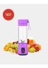 ® USB Şarjlı Portatif Blender 380ml Çelik 304 Bıçaklı Mobil Smoothie Maker