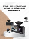 ® Wi-Fi Bağlantılı Full HD Araç Kamera Seti 3 Kameralı Park Koruma ve Döngü Kayıt