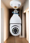 ® Wifi Kamera Duylu Ampul Görünümlü 360 Derece Dönebilen Ev Kamerası
