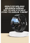 ® Yeni Model Akıllı Saat GPS Uyumlu Uyku ve Sağlık Takibi Sesli Görüşme